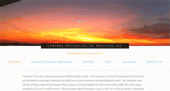 Desktop Screenshot of centralpsychservices.com